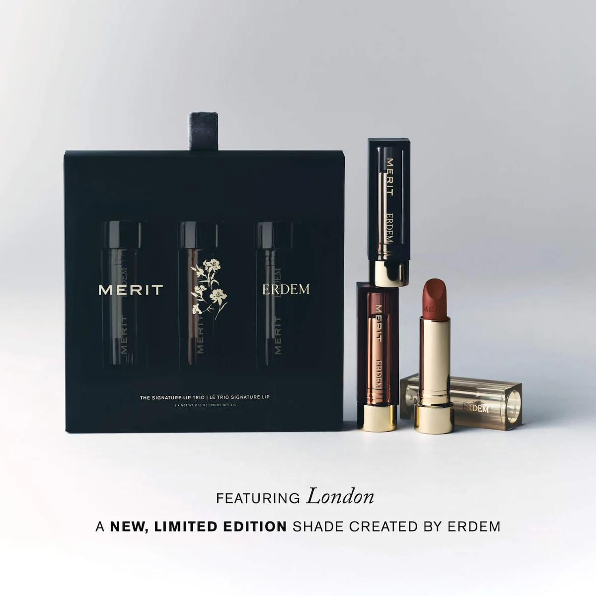 MERIT MERIT x Erdem Signature Lip Gift Set — фото 3