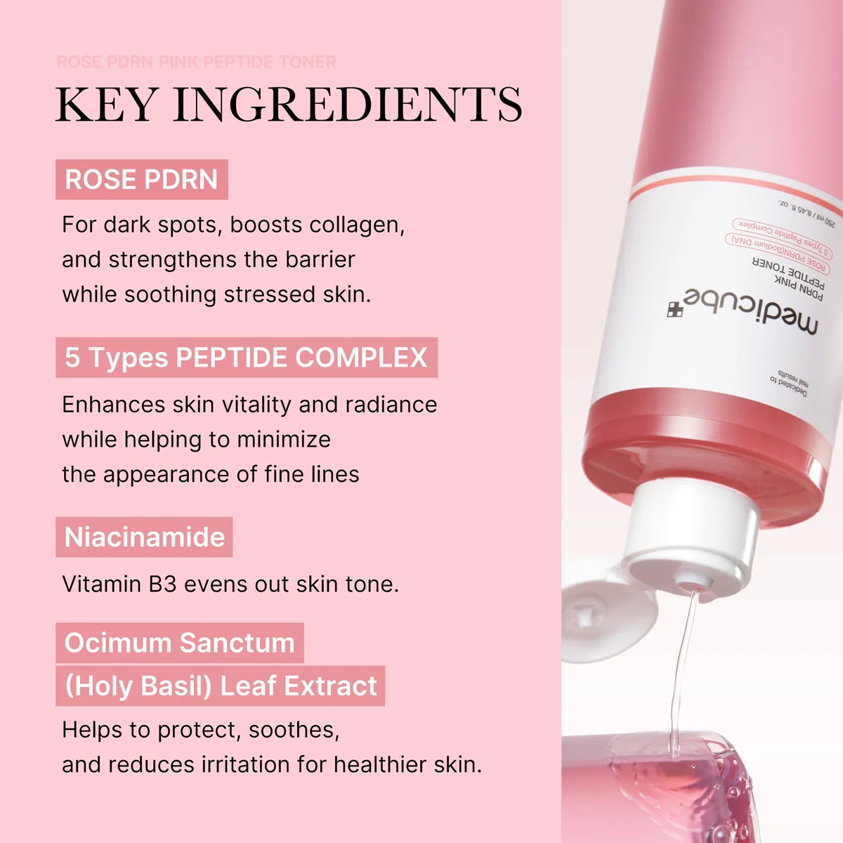 Medicube PDRN Pink Peptide Toner — фото 4