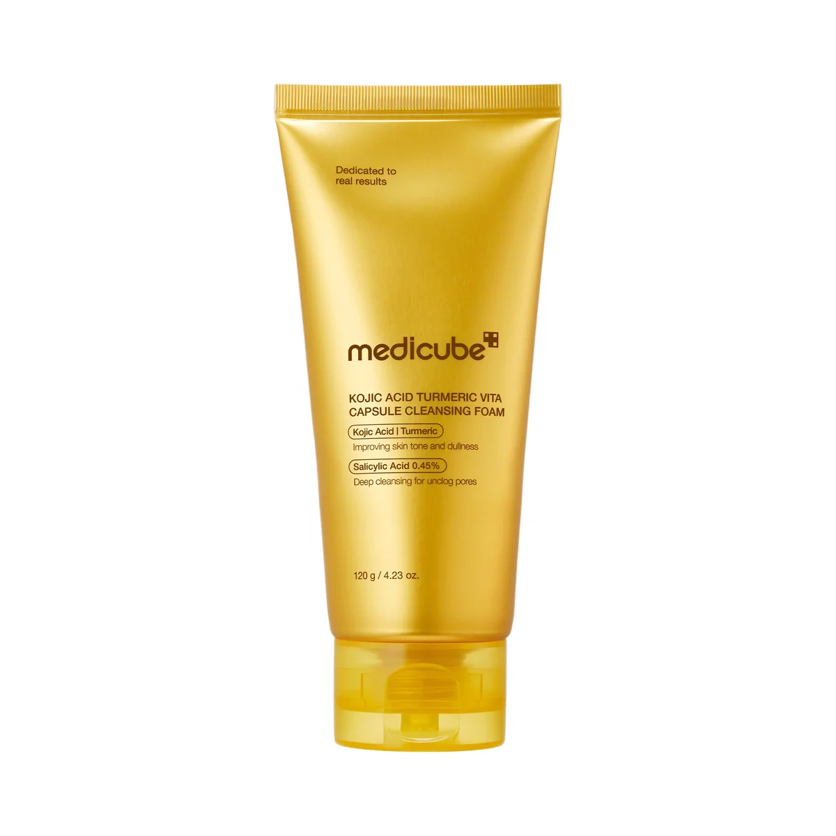 Medicube Kojic Acid Turmeric Vita Capsule Foam Cleanser — фото 1