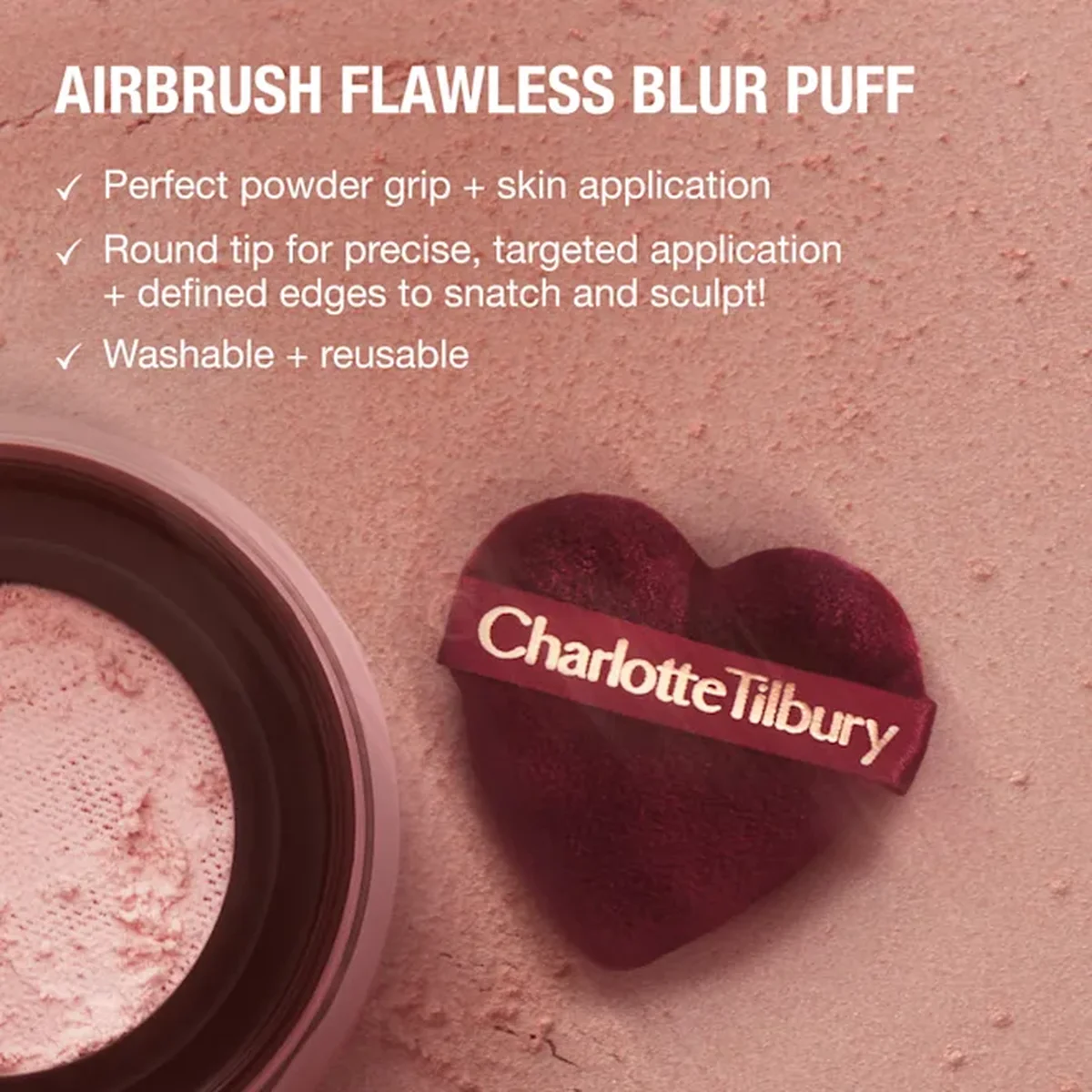 Charlotte Tilbury Airbrush Flawless Blur Puff Duo — фото 3