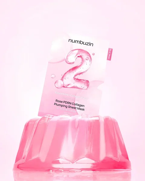 Numbuzin No.2 Rose PDRN Collagen Plumping Sheet Mask