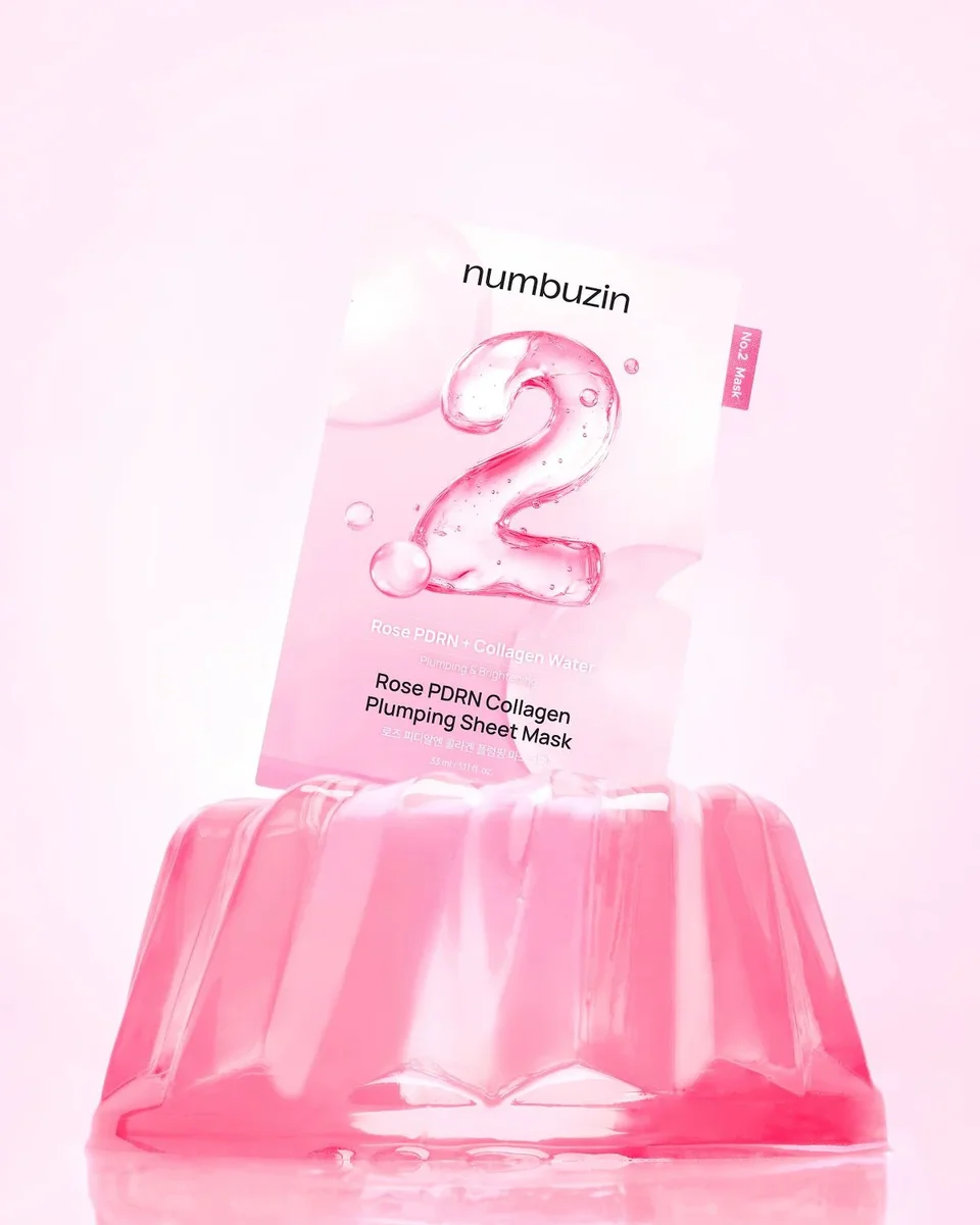 Numbuzin No.2 Rose PDRN Collagen Plumping Sheet Mask — фото 2