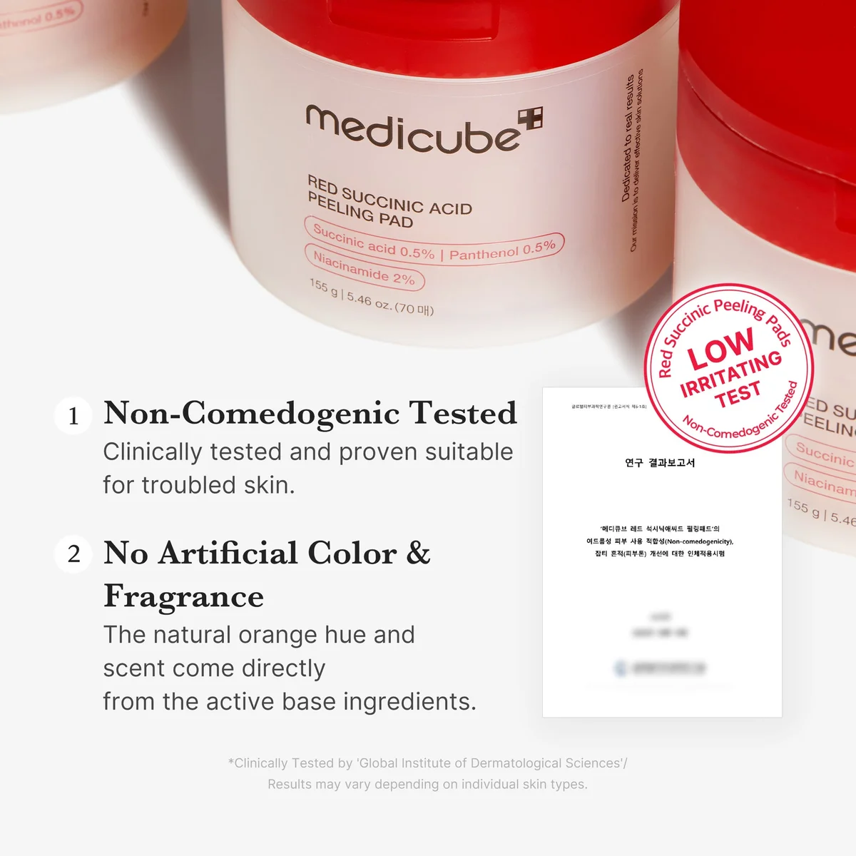 Medicube Red Succinic Acid Panthenol Pads — фото 6