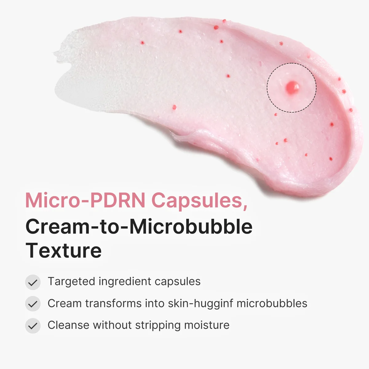 Medicube PDRN Pink Glutathione Capsule Foam Cleansing — фото 6