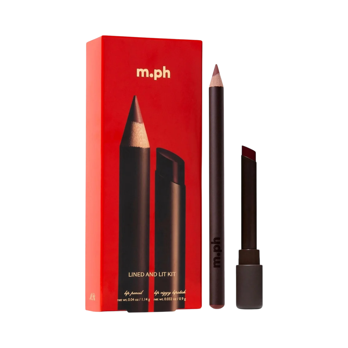 m.ph by Mary Phillips Lined & Lit Lipstick & Lip Liner Gift Set — фото 1