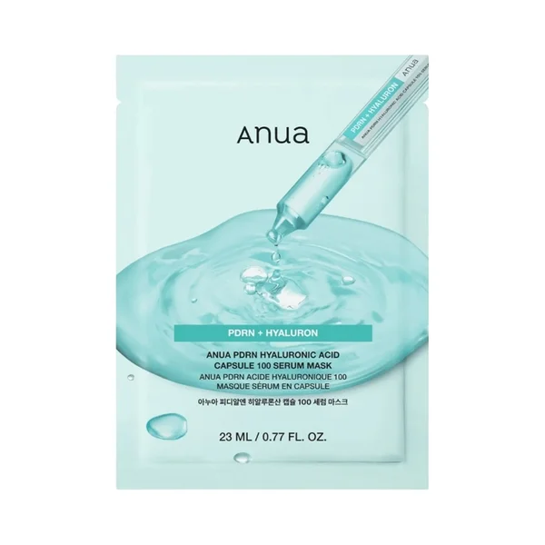 Anua PDRN Hyaluronic Acid Capsule 100 Serum Mask Sheet