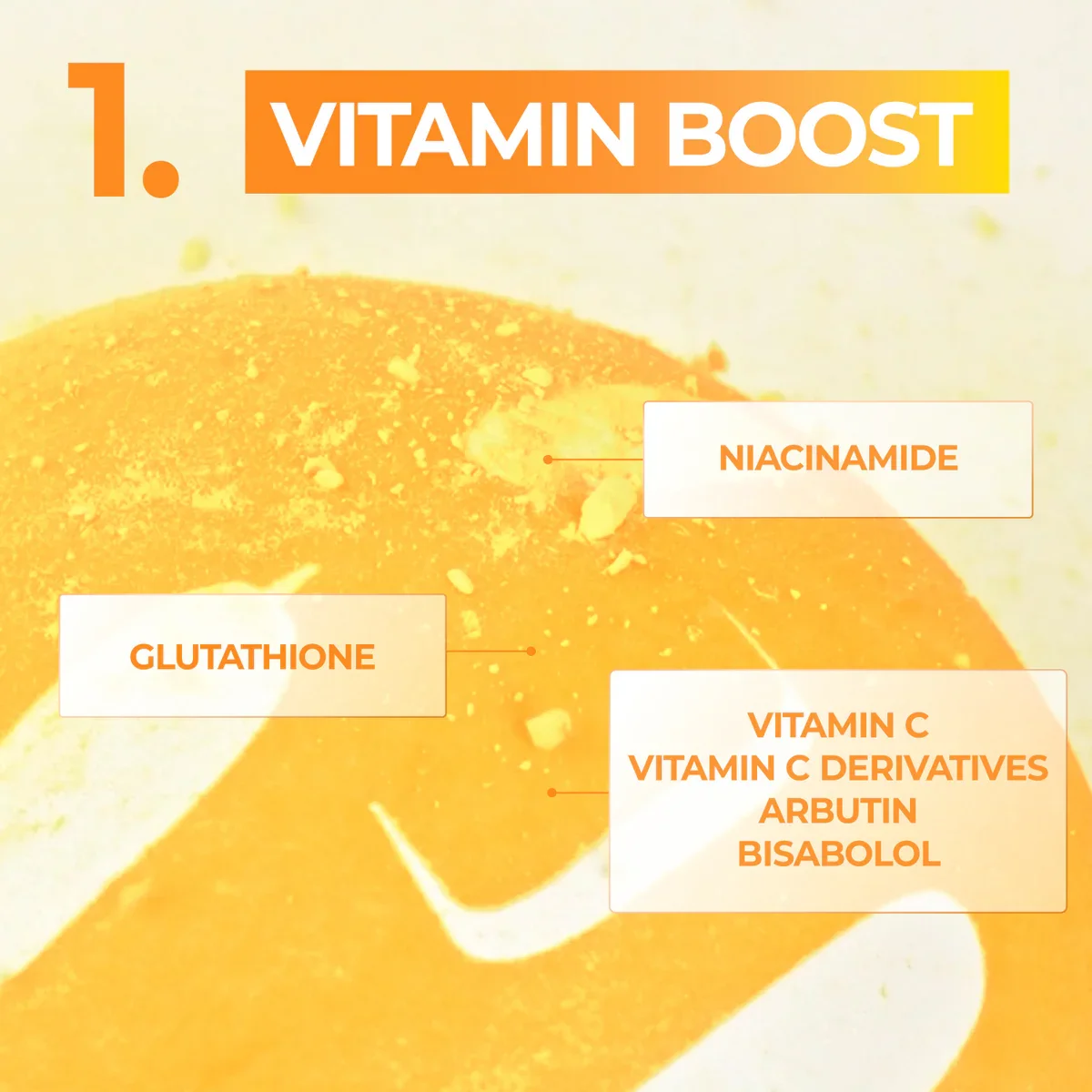 Numbuzin No.5+ Glutathione Vitamin Concentrated Sheet Mask — фото 3
