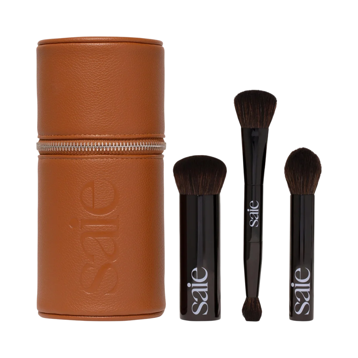 Saie Brush Essentials Makeup Brush Gift Set with Travel Case — фото 1