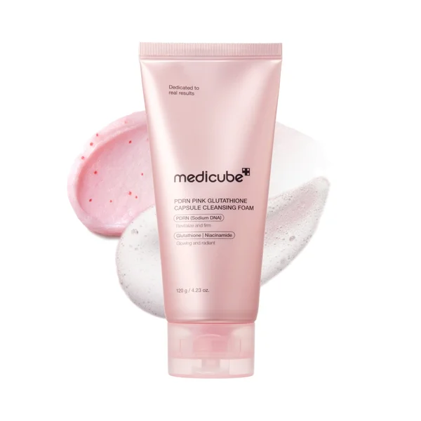 Medicube PDRN Pink Glutathione Capsule Foam Cleansing