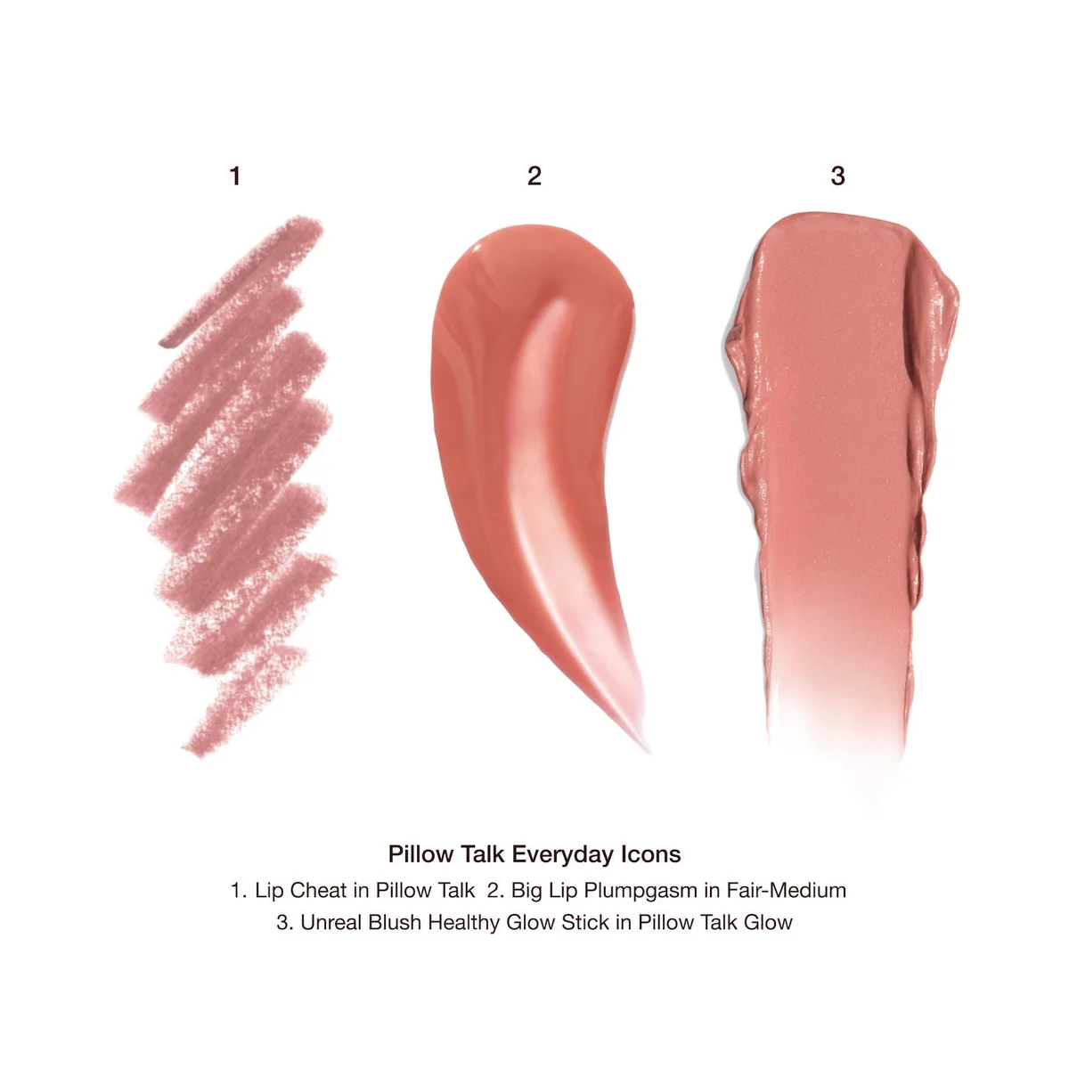 Charlotte Tilbury Pillow Talk Everyday Icons Lip & Cheek Makeup Gift Set — фото 2