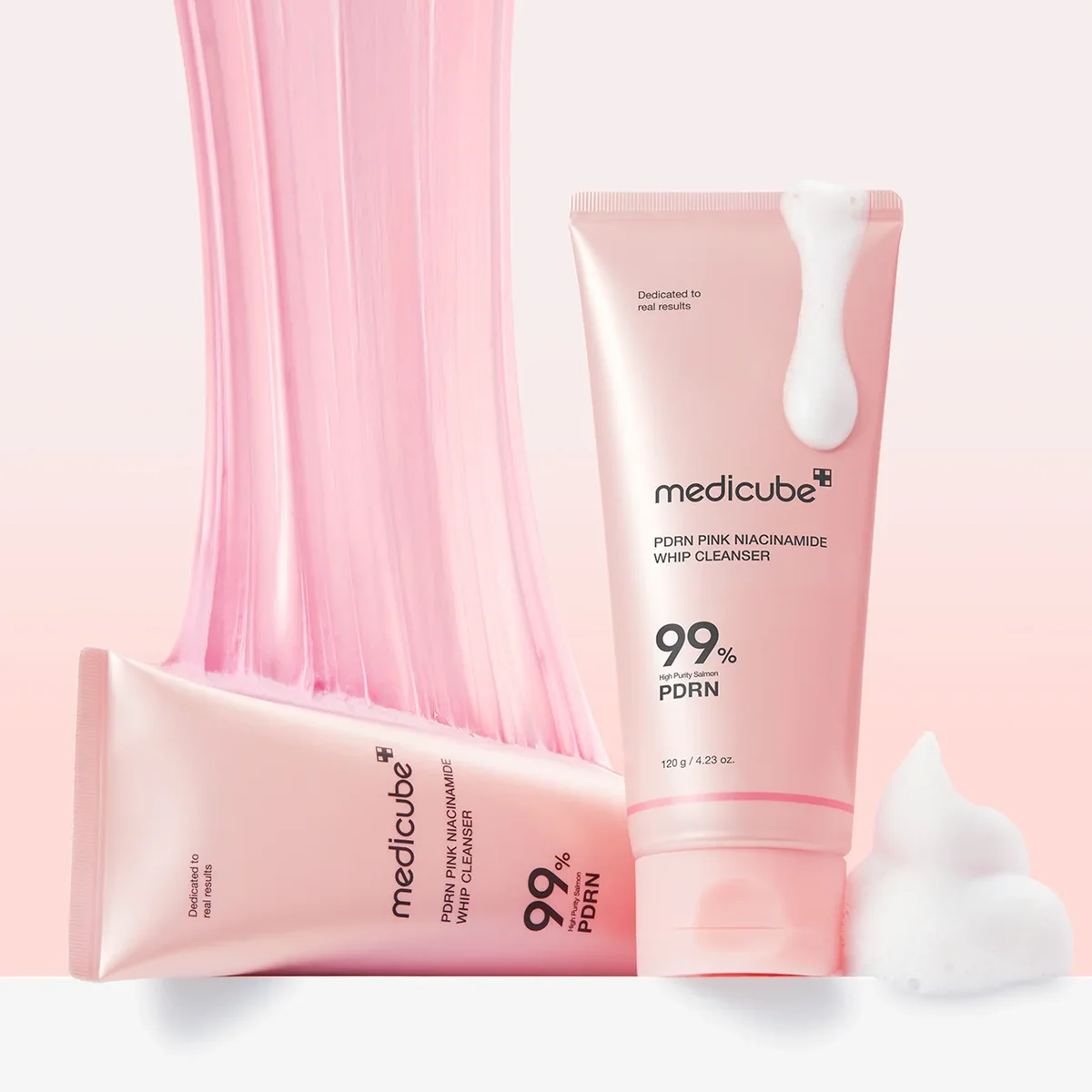 Medicube PDRN Pink Niacinamide Whip Cleanser — фото 4