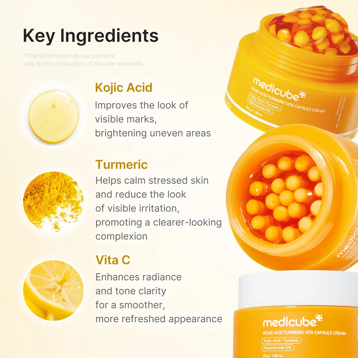 Medicube Kojic Acid Turmeric Vita Capsule Cream — фото 3