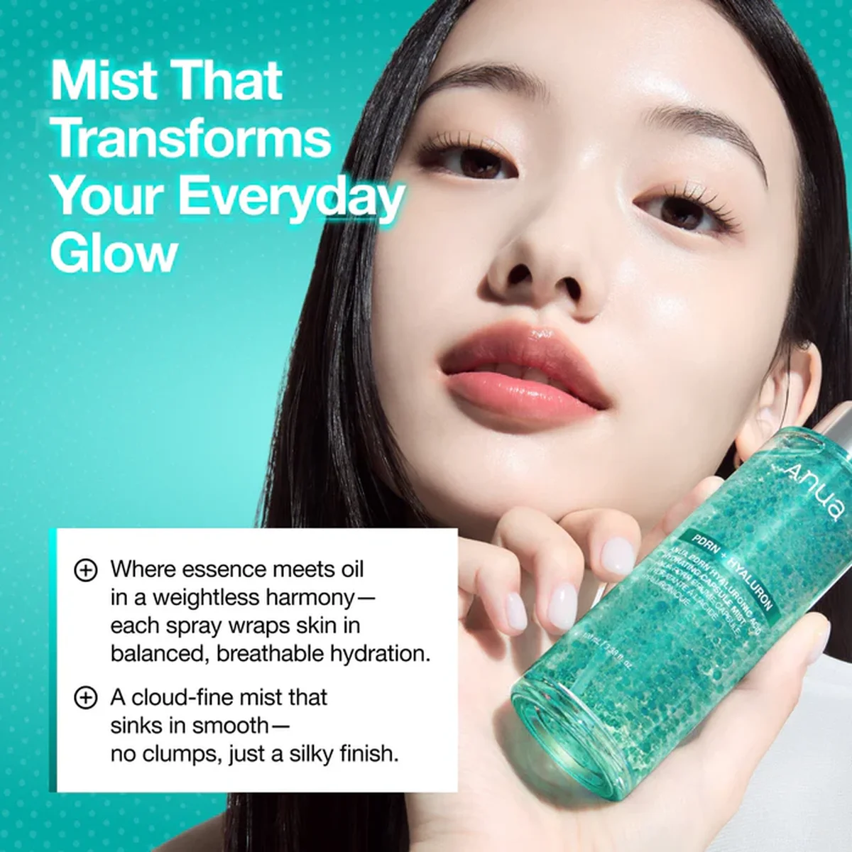 Anua PDRN Hyaluronic Acid Hydrating Capsule Mist — фото 4