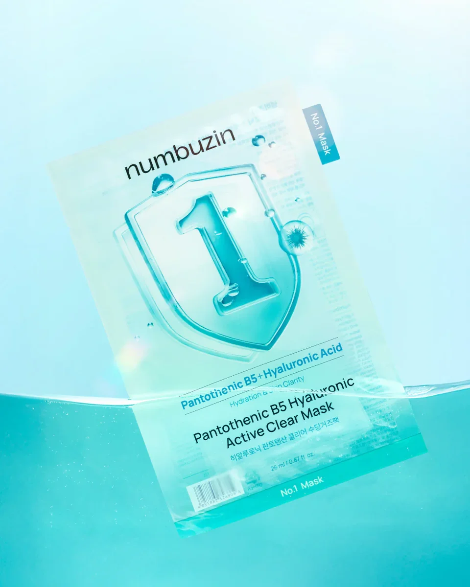 Numbuzin No.1 Pantothenic B5 Hyaluronic Active Clear Mask — фото 2