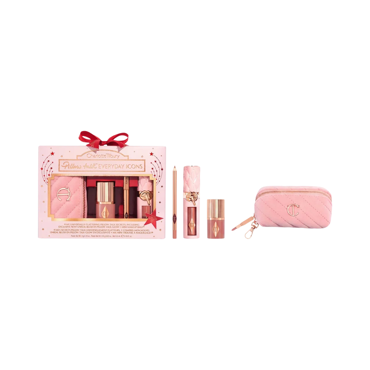 Charlotte Tilbury Pillow Talk Everyday Icons Lip & Cheek Makeup Gift Set — фото 1