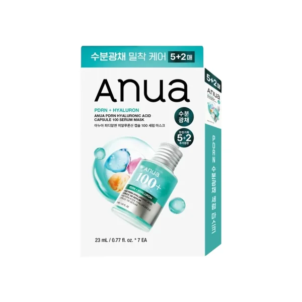 Anua PDRN Hyaluronic Acid Capsule 100 Serum Mask Sheet