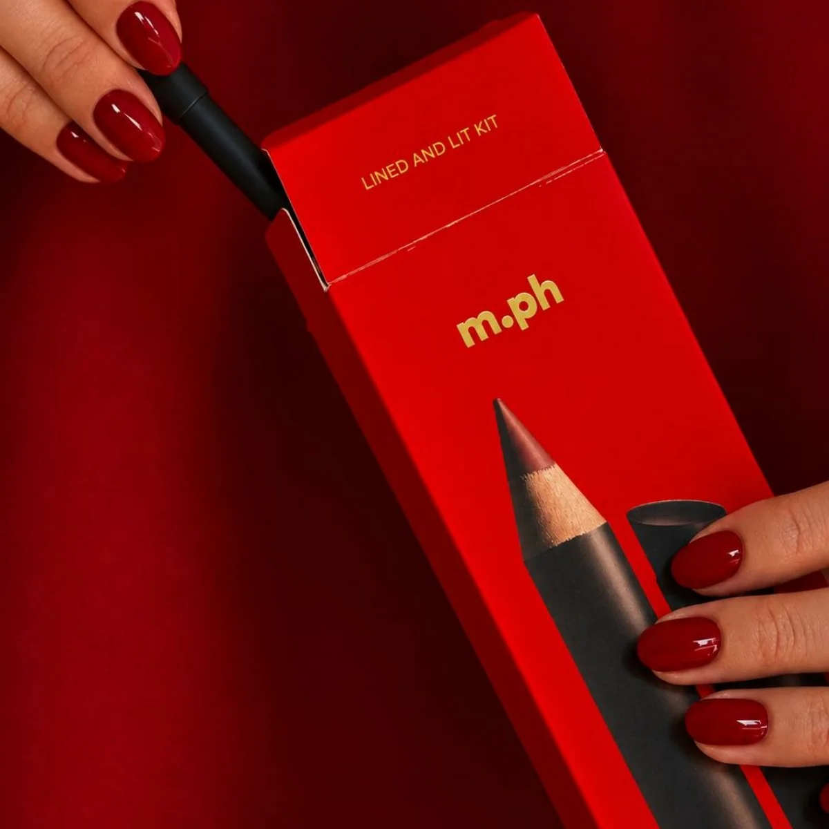 m.ph by Mary Phillips Lined & Lit Lipstick & Lip Liner Gift Set — фото 5