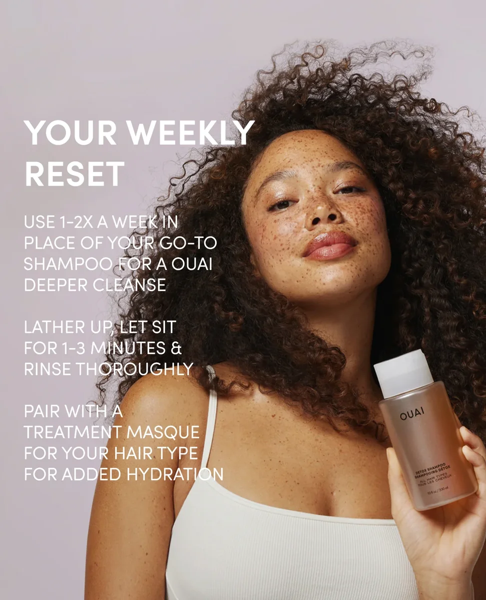 OUAI Detox Clarifying Hair Shampoo — фото 5