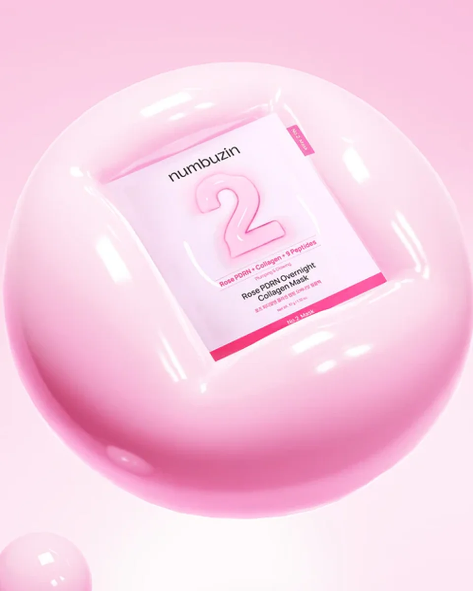 Numbuzin No.2 Rose PDRN Collagen Plumping Sheet Mask — фото 4