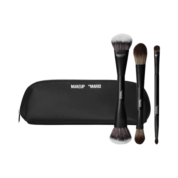 Makeup by Mario Mario's Face and Eye Trio Cosmetic Brush Set