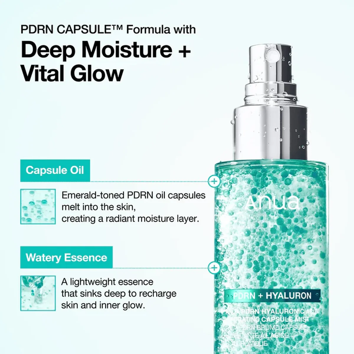 Anua PDRN Hyaluronic Acid Hydrating Capsule Mist — фото 2